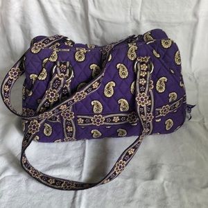 Like New Vera Bradley Simply Violet Squared Away